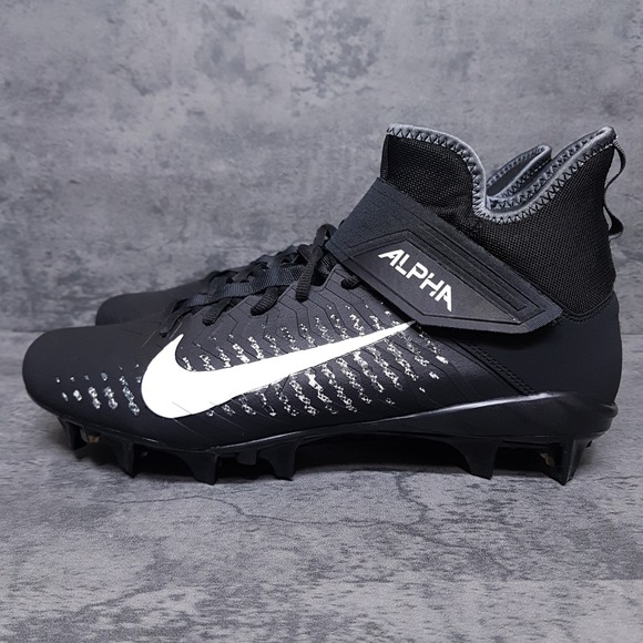 NIKE‎ Alpha Menace Pro 2 Mid Football Cleats Mens Size 12 Black BV3951-001 Nby main image 3